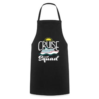 Cruise Squad Sunny Adventure - Tablier de cuisine - noir - Devant - AI Model Male 185 dark (185cm)