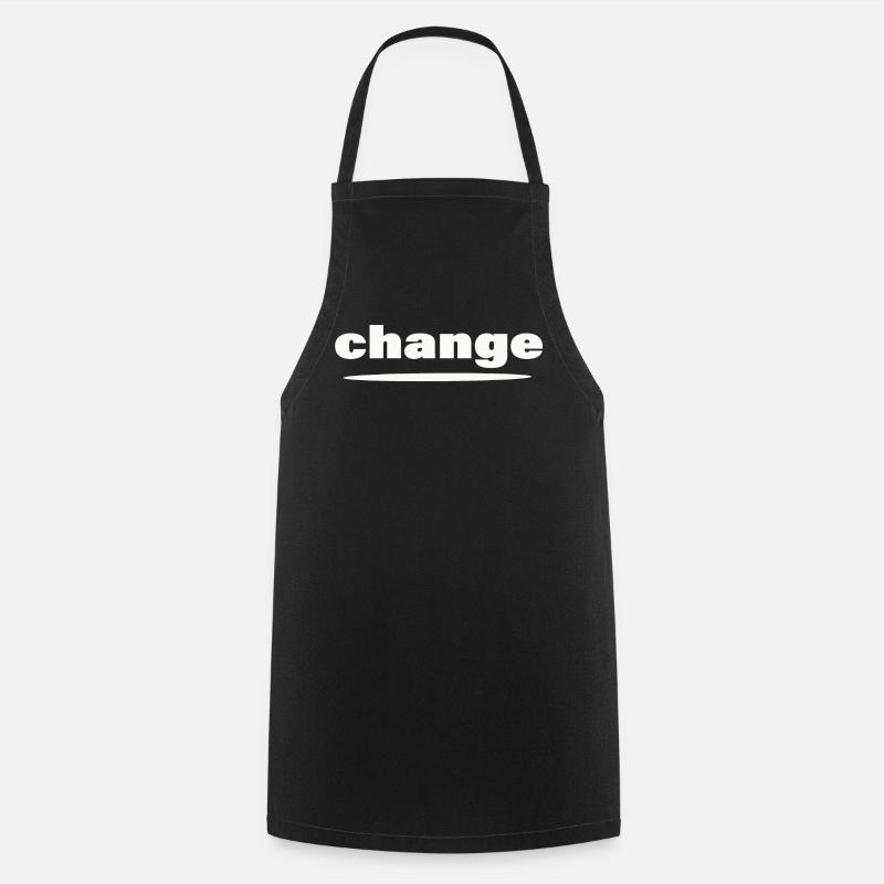 Changement - Tablier de cuisine - noir
