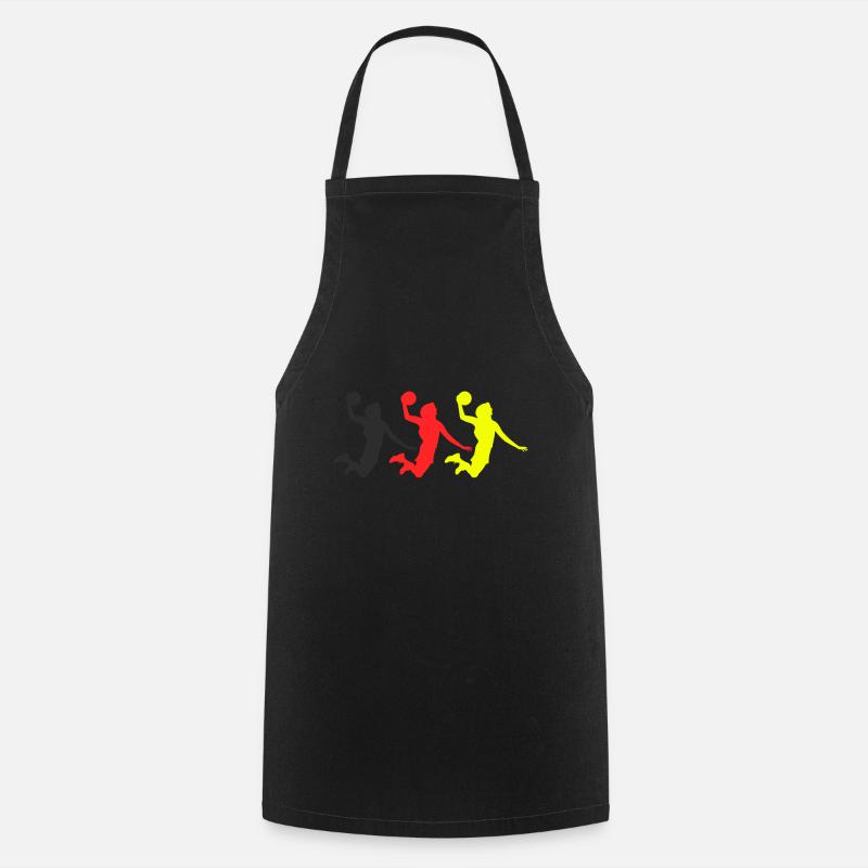 T-shirt de basket-ball B-ball Dunking Rebound Player - Tablier de cuisine - noir