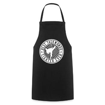 Best Taekwondo Fighter ever - Taekwondo - Cooking Apron - black - Front - AI Model Male 185 dark (185cm)