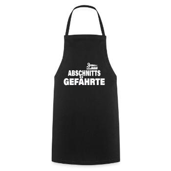 ABSCHNITTSGEFÄHRTE - Kochschürze - Schwarz - Vorne - AI Model Male 185 dark (185cm)