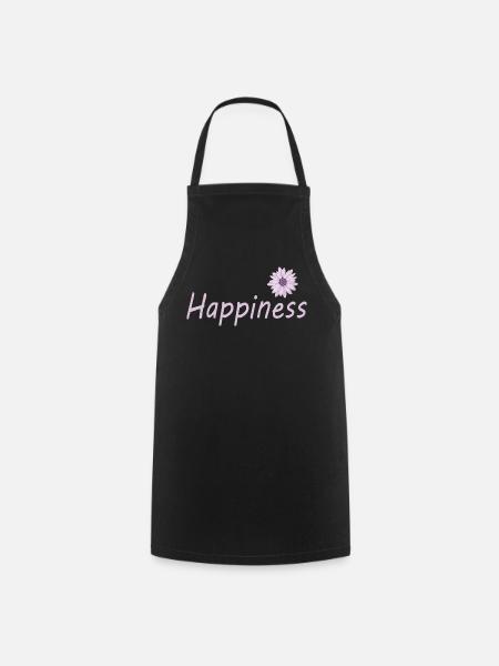 HAPPINESS - Kochschürze - Schwarz