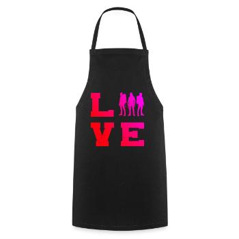 Climbers Men Bouldering Bouldering Climbing - Cooking Apron - black - Front - AI Model Male 185 dark (185cm)