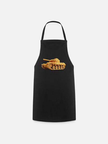 Pommes Panzer | Fries Tank - Kochschürze - Schwarz