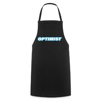 OPTIMIST - Kochschürze - Schwarz - Vorne - AI Model Male 185 dark (185cm)