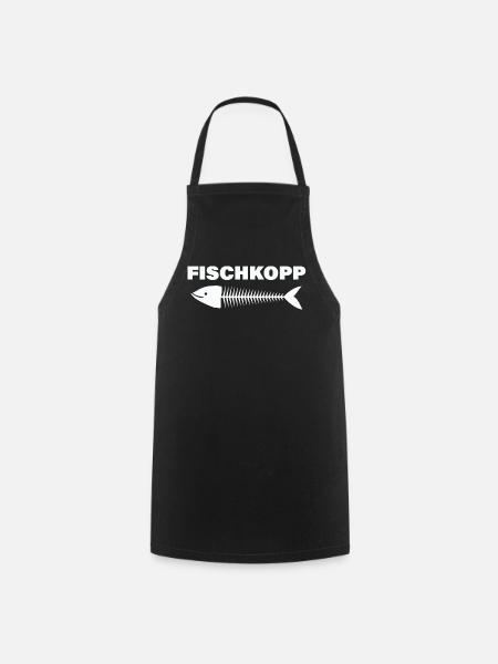 FISCHKOPP - Kochschürze - Schwarz