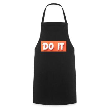 FAIS-LE! Personnalisable - Tablier de cuisine - noir - Devant - AI Model Male 185 dark (185cm)