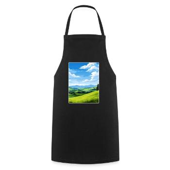 Sauerland Deutschland Reiseposter Souvenir Farbe WPA - Kochschürze - Schwarz - Vorne - AI Model Male 185 dark (185cm)