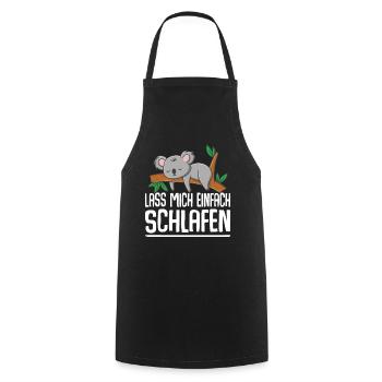 Lass Mich Einfach Schlafen Schlafshirt - Kochschürze - Schwarz - Vorne - AI Model Male 185 dark (185cm)