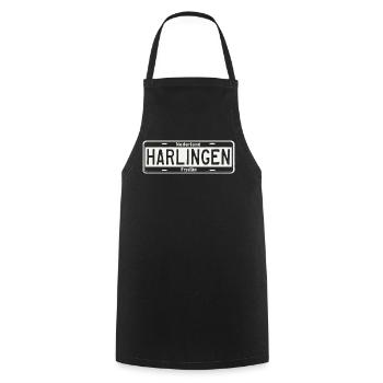 T-Shirt Harlingen Hoodie Ijsselmeer Holland - Tablier de cuisine - noir - Devant - AI Model Male 185 dark (185cm)