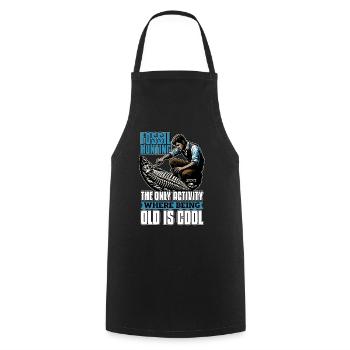 Fossil Hunting The Only Activity Paleontologist - Cooking Apron - black - Front - AI Model Male 185 dark (185cm)