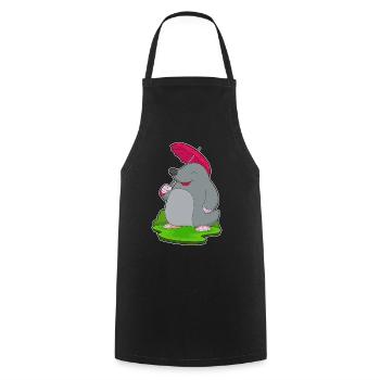 Mole Umbrella - Cooking Apron - black - Front - AI Model Male 185 dark (185cm)