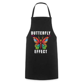 Techno Gift Rave Festival Party Music Tekk EDM - Cooking Apron - black - Front - AI Model Male 185 dark (185cm)