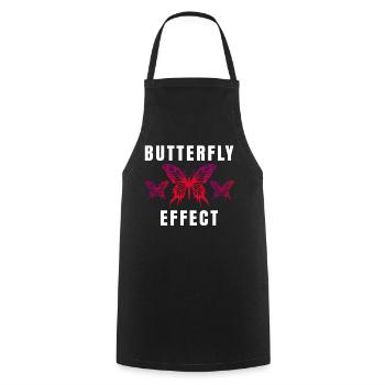 Techno Gift Rave Festival Party Music Tekk EDM - Cooking Apron - black - Front - AI Model Male 185 dark (185cm)
