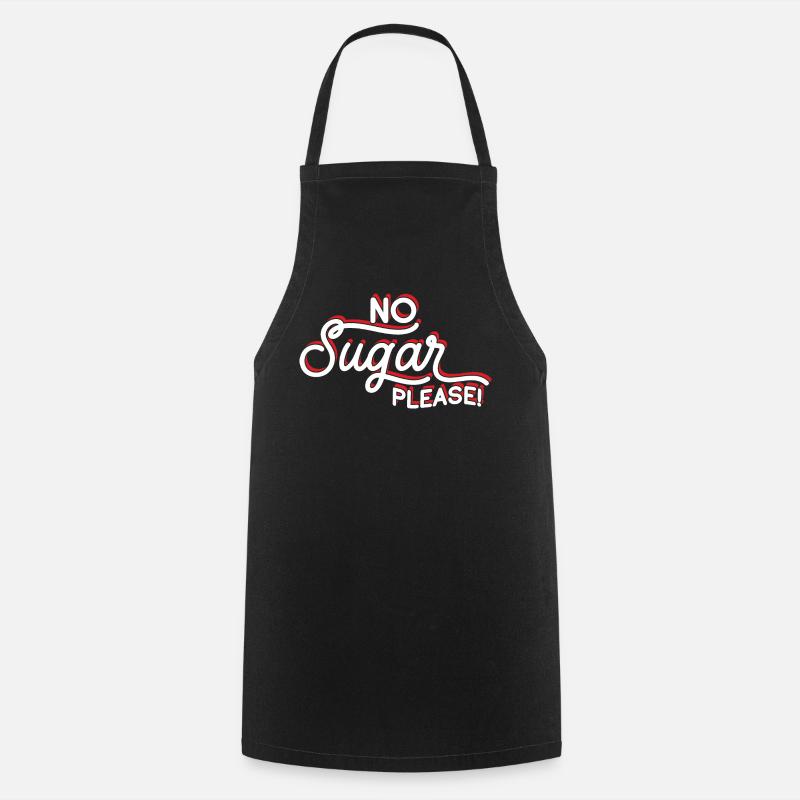 Anti-Sügar Flashing Passion Message - Cooking Apron - black