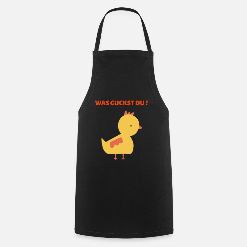 WHAT ARE YOU WATCHING? - Cooking Apron - black