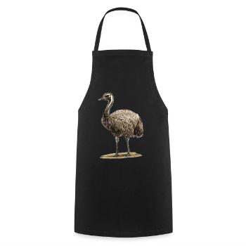 Emus Emu - Cooking Apron - black - Front - AI Model Male 185 dark (185cm)