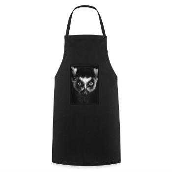 Lémuren Lémuriens Lémurien - Tablier de cuisine - noir - Devant - AI Model Male 185 dark (185cm)