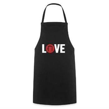Elevator Love Technicien Inspecteur de réparation - Tablier de cuisine - noir - Devant - AI Model Male 185 dark (185cm)
