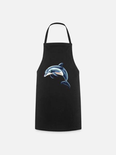 Dauphin Dauphins Dauphin - Tablier de cuisine - noir