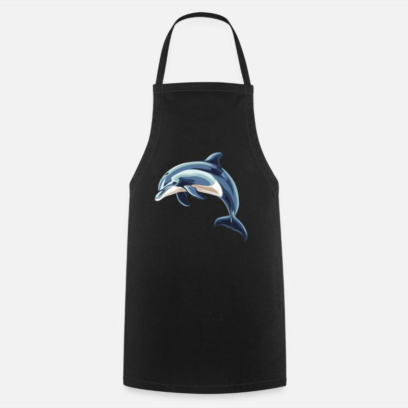 Dauphin Dauphins Dauphin - Tablier de cuisine - noir