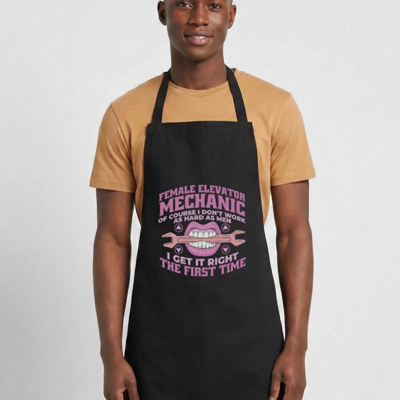 I Get It Right The First Time Inspector Elevator Cooking Apron
