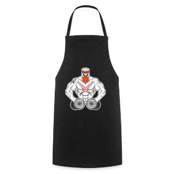 Sports Sports Fitness Seagull North Sea - Cooking Apron - black - Front - AI Model Male 185 dark (185cm)
