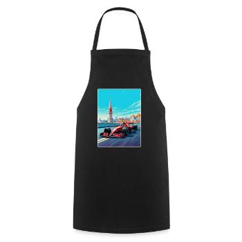 Istanbul Circuit Motorsport Race Turkey Travel WPA - Cooking Apron - black - Front - AI Model Male 185 dark (185cm)