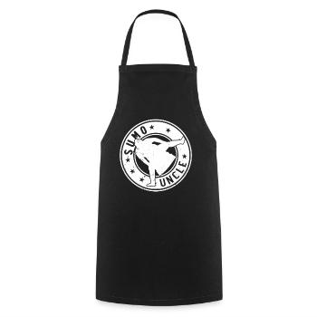Combattant de Sumo Oncle Lutteur de Sumo Oncle de Sumo - Tablier de cuisine - noir - Devant - AI Model Male 185 dark (185cm)