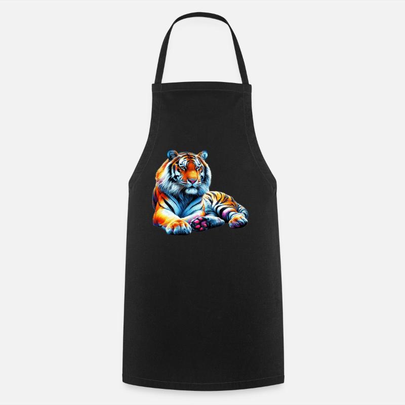 Tiger - Cooking Apron - black
