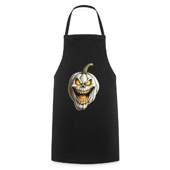 Spooky Pumpkin Clown - Cooking Apron - black - Front - AI Model Male 185 dark (185cm)