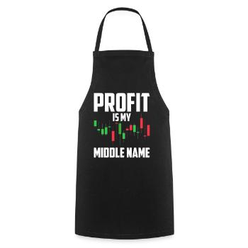 Day Trading Day Trader Bourse Bourse - Tablier de cuisine - noir - Devant - AI Model Male 185 dark (185cm)