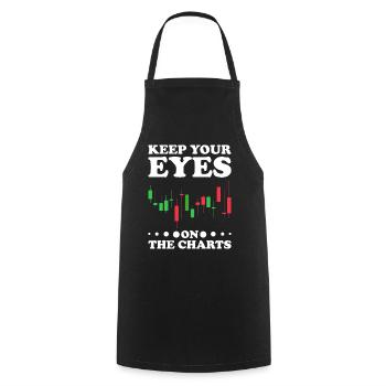 Day Trading Day Trader Bourse Bourse - Tablier de cuisine - noir - Devant - AI Model Male 185 dark (185cm)