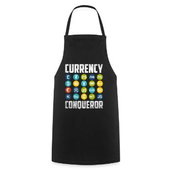 Trading Forex Trader Marché financier - Tablier de cuisine - noir - Devant - AI Model Male 185 dark (185cm)