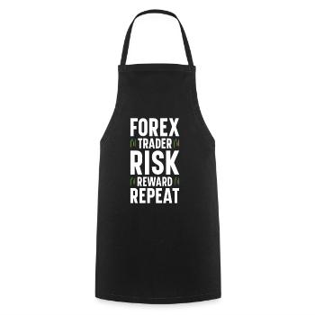 Trading Forex Trader Marché financier - Tablier de cuisine - noir - Devant - AI Model Male 185 dark (185cm)