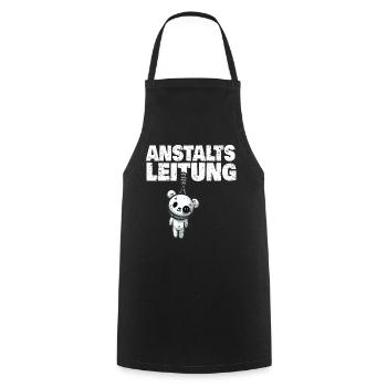Institution management Teddy - Cooking Apron - black - Front - AI Model Male 185 dark (185cm)