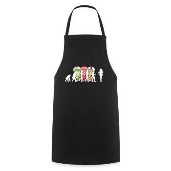 Bubble Tea Boba BubbleTea Kawaii Japan Tea Kpop - Cooking Apron - black - Front - AI Model Male 185 dark (185cm)