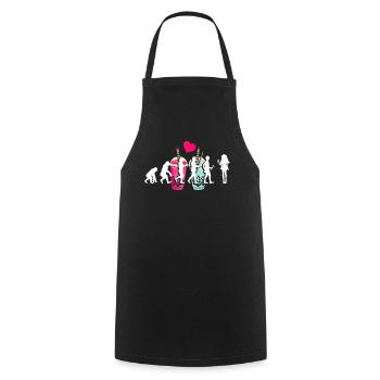 Bubble Tea Boba BubbleTea Kawaii Japan Tea Kpop - Cooking Apron - black - Front - AI Model Male 185 dark (185cm)