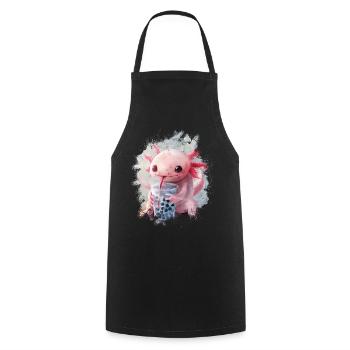 Bubble Tea Boba BubbleTea Kawaii Japan Tea Kpop - Kochschürze - Schwarz - Vorne - AI Model Male 185 dark (185cm)