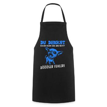 Chien Tshirt Drôle Drôle Humour Sarcasme Bureau - Tablier de cuisine - noir - Devant - AI Model Male 185 dark (185cm)