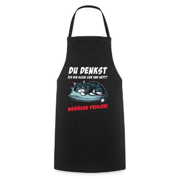 Chat Tshirt Drôle Drôle Humour Sarcasme Bureau - Tablier de cuisine - noir - Devant - AI Model Male 185 dark (185cm)