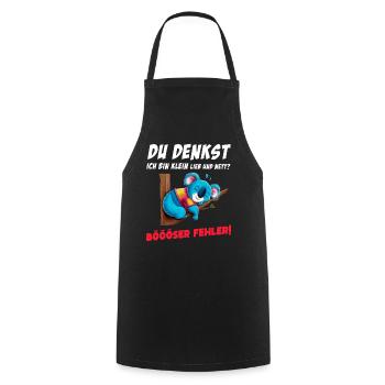 Koala Tshirt Drôle Drôle Humour Sarcasme Bureau - Tablier de cuisine - noir - Devant - AI Model Male 185 dark (185cm)