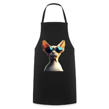 Chat Sphynx Chat Sphynx Chat Canadien Mignon Sphinx - Tablier de cuisine - noir - Devant - AI Model Male 185 dark (185cm)