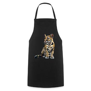 Ocelots Ocelot - Cooking Apron - black - Front - AI Model Male 185 dark (185cm)