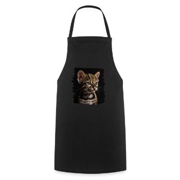 Ocelots Ocelot - Cooking Apron - black - Front - AI Model Male 185 dark (185cm)