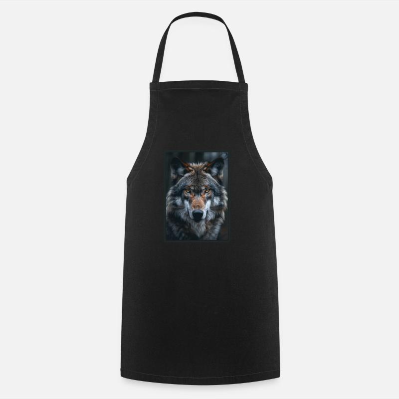 Loups Loup - Tablier de cuisine - noir