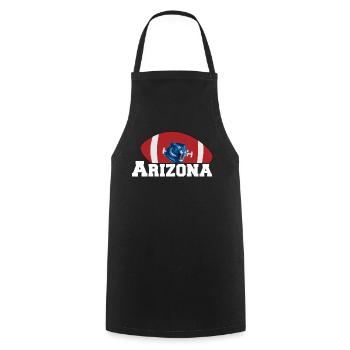 Arizona State Sedona Phoenix Grand Canyon AZ - Cooking Apron - black - Front - AI Model Male 185 dark (185cm)