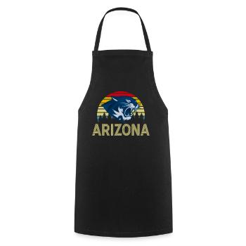 Arizona State Sedona Phoenix Grand Canyon AZ - Cooking Apron - black - Front - AI Model Male 185 dark (185cm)