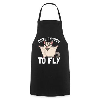 Flying Squirrel Suger Glider Short-headed Glider - Cooking Apron - black - Front - AI Model Male 185 dark (185cm)