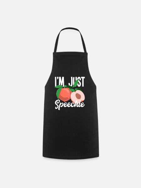 I'm Just Speechie - Kochschürze - Schwarz